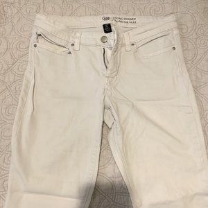 Gap Skinny Jeans - White - Size 6